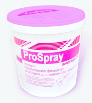 Финишная шпатлёвка Sheetrock-prospray для машинного нанесения