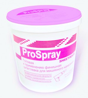 Финишная шпатлёвка Sheetrock-prospray для машинного нанесения